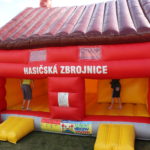 Fotografie 7. Hasičská zbrojnice + velká skluzavka Hasiči extra maxi XXL