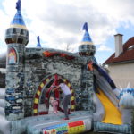 Fotografie 9. Nafukovací skákací hrad – modrý dračí hrad II