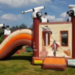 Fotografie 2. Nafukovací skákací hrad se skluzavkou – PIRÁTSKÁ PEVNOST