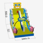 Fotografie 3. Nafukovací skluzavka Spongebob 2
