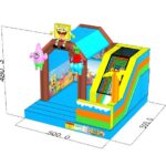 Fotografie 1. Nafukovací atrakce Spongebob – skákadlo
