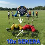 Fotografie 7. Nafukovací terč – fotbal + sekery