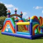 Fotografie 2. Nafukovací skákací hrad DUHA se skluzavkou